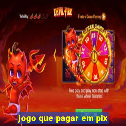 jogo que pagar em pix